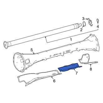 Mercedes-Benz OE - Center Floor Pan Heat Shield