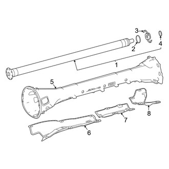 Mercedes-Benz OE - Rear Suspension - Drive Shaft
