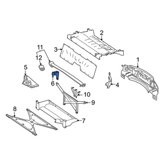 Mercedes-Benz OE - Rear Left Seat Belt Guide Bracket