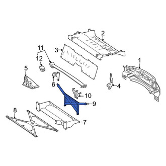 Mercedes-Benz OE - Rear Body Panel Bracket