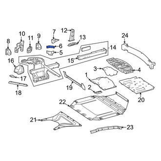 Mercedes-Benz OE - Rear Left Outer Body C-Pillar Reinforcement