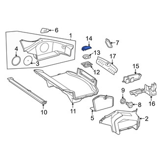 Mercedes-Benz OE - Tie Down Hook Cap