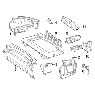 Mercedes-Benz OE - Rear Body & Floor - Interior Trim (Convertible)