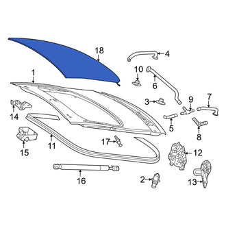 Mercedes-Benz OE - Rear Liftgate Glass