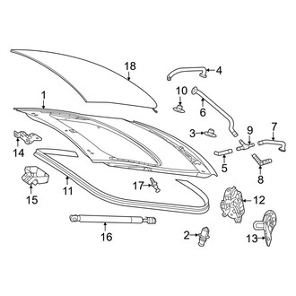 Mercedes-Benz OE - Lift Gate - Lid & Components (Hatchback)
