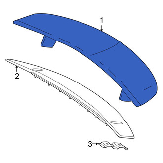 Mercedes-Benz OE - Rear Upper Spoiler