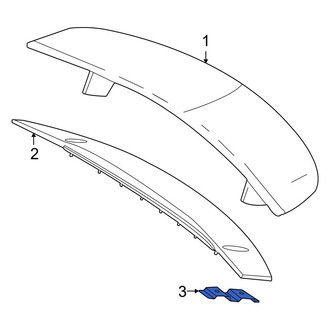 Mercedes-Benz OE - Rear Left Spoiler Bracket