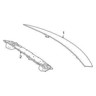 Mercedes-Benz OE - Lift Gate - Spoiler (Movable - Power), (Hatchback)