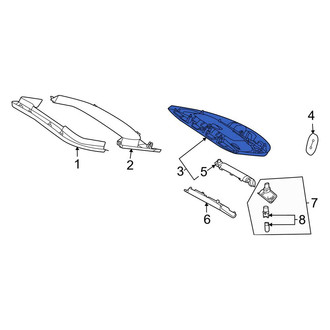 Mercedes-Benz OE - Rear Liftgate Trim Cover