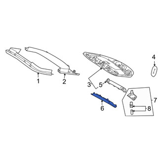 Mercedes-Benz OE - Liftgate Pull Handle Cap