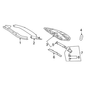 Mercedes-Benz OE - Lift Gate - Interior Trim (Hatchback)