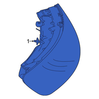 Mercedes-Benz OE - Rear Left Tail Light Assembly