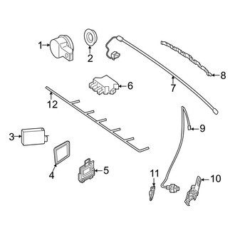 Mercedes-Benz OE - Rear Bumper - Electrical Components