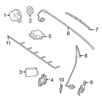 Mercedes-Benz OE - Rear Bumper - Electrical Components