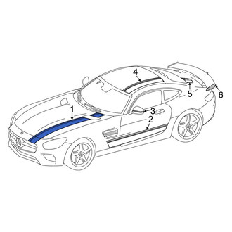Mercedes-Benz OE - Front Trim Stripe Tape