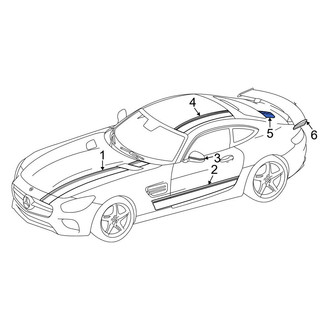 Mercedes-Benz OE - Rear Trim Stripe Tape