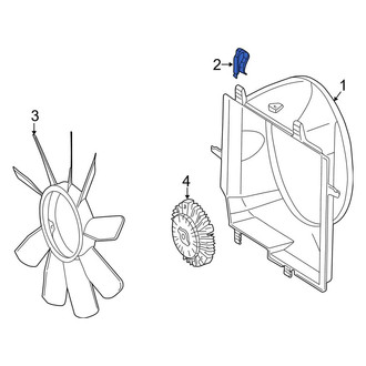 Mercedes-Benz OE - Engine Cooling Fan Shroud Clamp