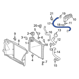 Mercedes-Benz OE - Engine Coolant Overflow Hose