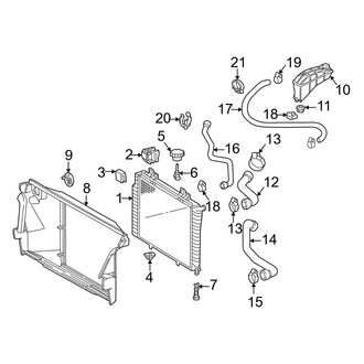 Mercedes-Benz OE - Cooling - Radiator & Components