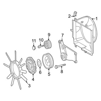 Mercedes-Benz OE - Cooling Fan (Sedan)