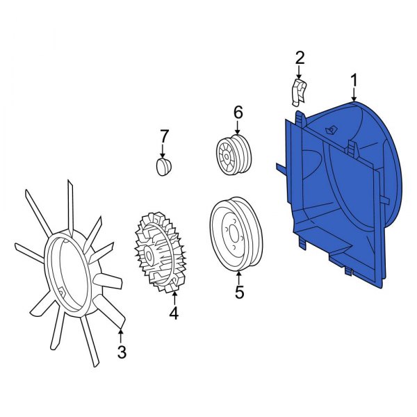 Engine Cooling Fan Shroud