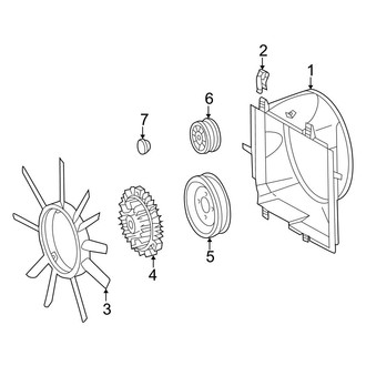 Mercedes-Benz OE - Cooling Fan