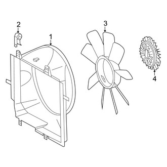 Mercedes-Benz OE - Cooling Fan (Gas)