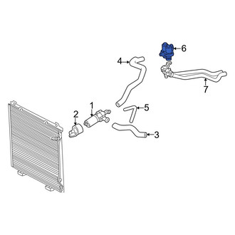 Mercedes-Benz OE - HVAC Heater Control Valve