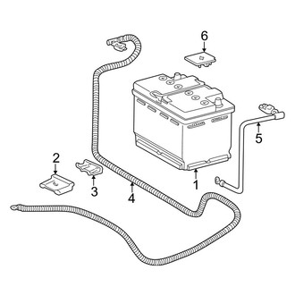 Mercedes-Benz OE - Electrical - Battery (Sedan)