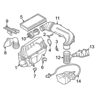 Mercedes-Benz OE - Engine - Air Intake (Sedan)