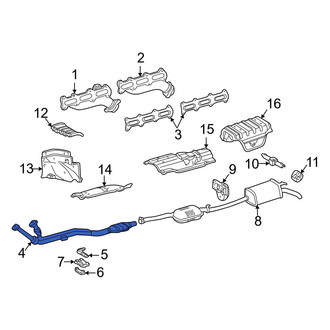 Mercedes-Benz OE - Exhaust Intermediate Pipe
