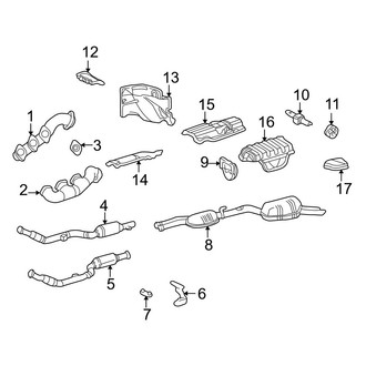 Mercedes-Benz OE - Exhaust System - Exhaust Components