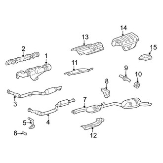 Mercedes-Benz OE - Exhaust System - Exhaust Components (Base)