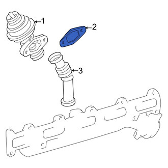 Mercedes-Benz OE - Exhaust Gas Recirculation (EGR) Valve Gasket