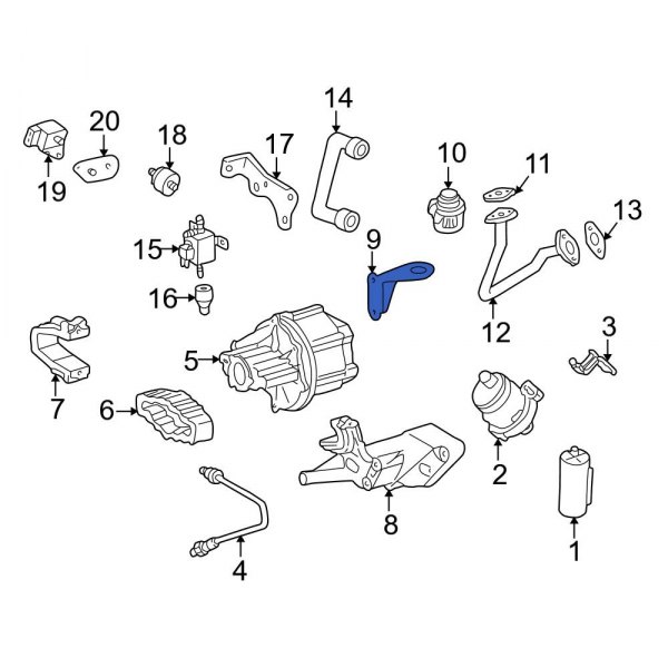 Secondary Air Injection Pump Adapter