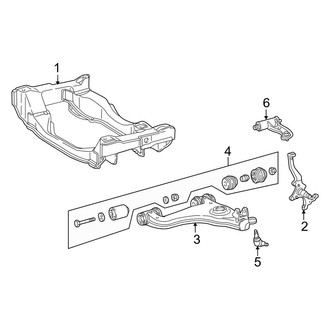 Mercedes-Benz OE - Front Suspension - Suspension Components (RWD 3.2L / 4.3L / 5.4L / 5.5L)
