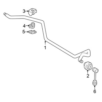 Mercedes-Benz OE - Front Suspension - Stabilizer Bar & Components (RWD)