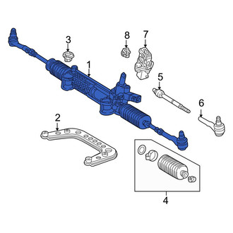Mercedes-Benz OE - Rack and Pinion Assembly