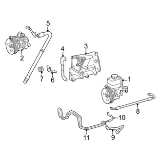 Mercedes-Benz OE - Steering Gear & Linkage - Pump & Hoses (Sedan)