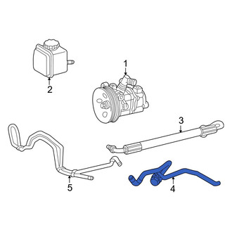 Mercedes-Benz OE - Power Steering Return Hose
