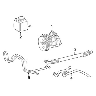Mercedes-Benz OE - Steering Gear & Linkage - Pump & Hoses (Base)