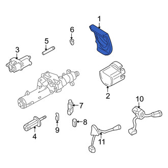 Mercedes-Benz OE - Lower Steering Column Cover