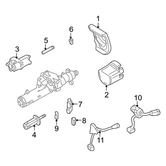 Mercedes-Benz OE - Steering Column - Shroud, Switches & Levers