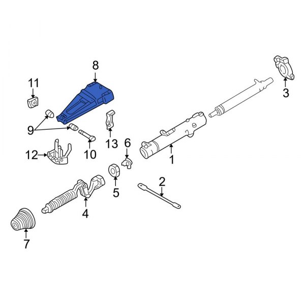 Steering Column Housing Support