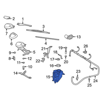 Mercedes-Benz OE - Washer Fluid Reservoir