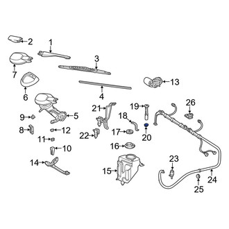 Mercedes-Benz OE - Washer Fluid Level Sensor Seal