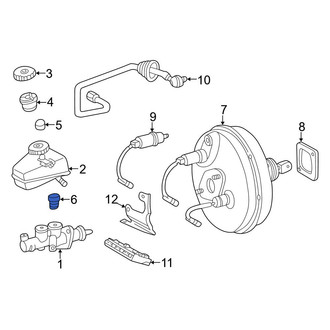 Mercedes-Benz OE - Brake Master Cylinder Reservoir Grommet