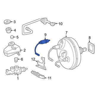 Mercedes-Benz OE - Power Brake Booster Vacuum Sensor