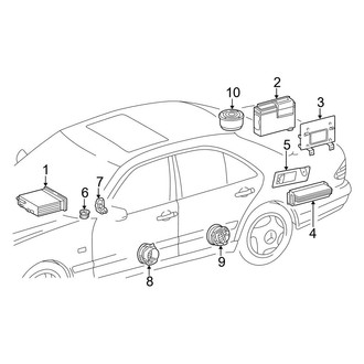 Mercedes-Benz OE - Instrument Panel - Sound System