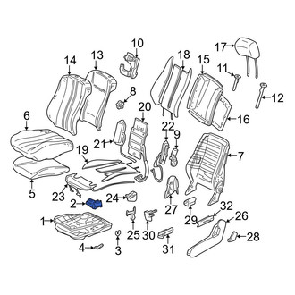 Mercedes-Benz OE - Seat Frame Bracket